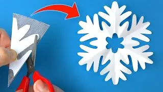 Paper Snowflakes - Easy Paper Snowflakes - How to make Snowflakes out of paper