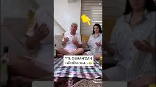 YTL Osman - manitası ile birlikte - günün duasını ediyor