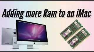 How to upgrade the memory of an iMac. (Very Easy to Do!!)