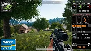 PUBG PC 1080p All Settings Benchmark i5 9400f with GTX 1050 ti #nvidia #intel #gigabyte #pubgpc