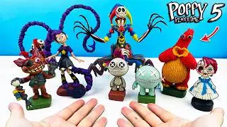 Making All new Poppy Playtime Chapter 5 characters (Prototype) with clay