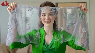 💖 [4K] 2025 Fashion Try-On | Transparent Outfits & See-Through Style | Aurelia Queen Look