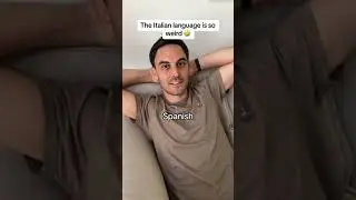 The Italian language is so weird 🤣