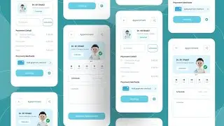 Figma tutorial for beginners : Appointment App UI Design