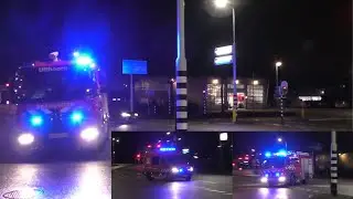 [ UTH1 UTH2 ] Brandweer Uithoorn [ 13-5332+13-5331 ] met spoed tijdens Oud en Nieuw in Uithoorn