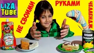 Challenge NOT OWN HANDS Liza and Worm SHOW channel lizatube