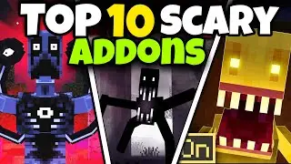 Top 10 HORROR Minecraft Bedrock Addons To Make The SCARIEST World!