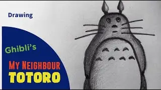 Pencil Sketch: Studio Ghibli's 'My Neighbour ToToRo' | Easy and Simple Totoro Drawing