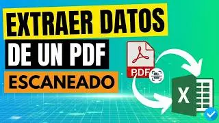 Cómo EXTRAER DATOS de un PDF a Excel con OCR Fácilmente | Pasar PDF a Excel Sin Errores