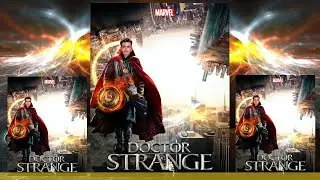 🥇Como crear un cartel de pelicula - DOCTOR STRANGER//Edicion de fotos en (PHOTOSHOP)🚀