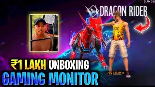 Unboxing ₹1 Lakh Gaming Monitor 🤑 | New Moco Store Dragon Rider 😨 #shorts #short