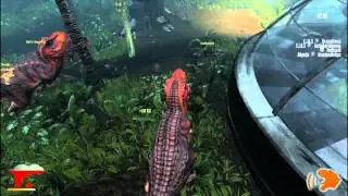 Primal Carnage: Tyrannosaurus Gameplay on The Falls - M-M-Monster Kill!!!
