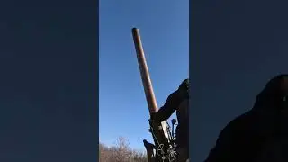 Боевой расчет миномётного орудия "Тюльпан"