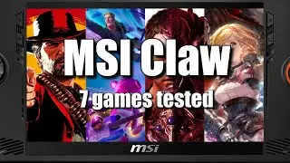 MSI Claw | 7 Games Tested! | Red Dead Redemption 2 | Fortnite | Call of Duty Warzone | Burnout