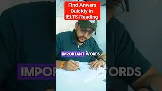IELTS Reading 2024: How to Find Answers QUICKLY 