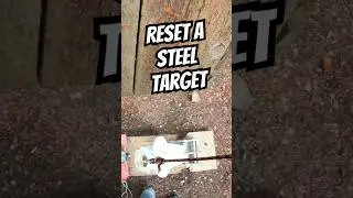 Reset A Steel Target With Fishing Magnet #uspsa #ipsc #popper  #fishingmagnet