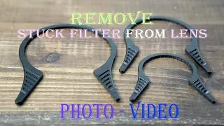 How to fix #lens #filter #stuck and #remove  this problem #photography #idea #tool
