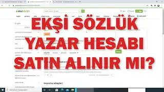Buying an Ekşi Sözlük Writer Account