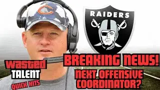 Breaking News:Raiders nearing deal with Luke Getsy, former Bears offensive coordinator