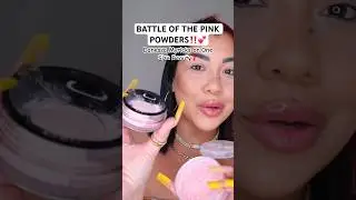 Who Wins the Pink Powder War: Danessa Myricks or One Size Beauty? #shorts