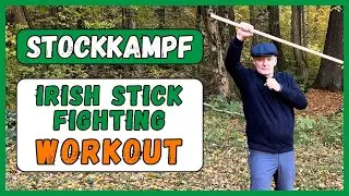 The first workout for Irish stick fighting | self-defence with the stick