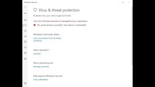 100% solve!!your virus and threat protection is managed **pc gyan@misterrock4491tech@Misterrock4491