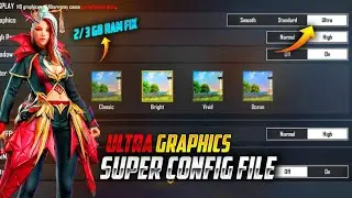 🔥ULTRA GRAPHICS SUPER CONFIG FILE || 1/2/3 LAG FIXED WITH PROOF