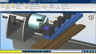 Building Mini CNC Lathe With C Axis Machine for VERICUT | Mini CNC Lathe With C Axis VERICUT 👈 👈