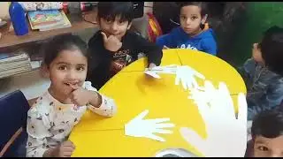Holi activity children enjoy it