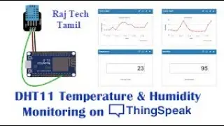 Environment Monitoring System Using THING SPEAK Webserver Using Node MCU//Webserver//Arduino