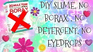 DIY Plahdoh SLIME (NO BORAX,DETERGENT,EYE DROPS) 2 things only