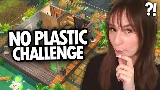 Building a house with only NATURAL RESOURCES in The Sims 4