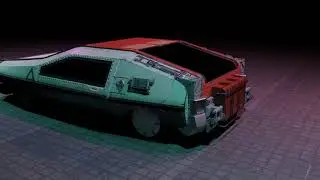 Grungy Sci-Fi Car Turntable (blender EEVEE)