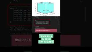 How to make a 3D object using matplotlib - Python 