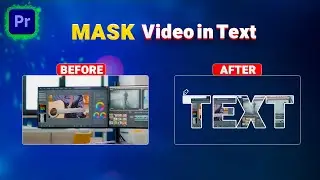 How to place a Video inside Text In Adobe Premiere Pro (2023)