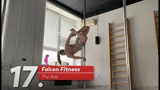 17 How to do an The Bat -  Pole tutorial Falcon Fitness