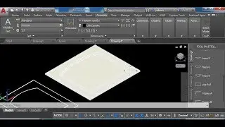 AutoCAD. Фрезеровка мебельных фасадов по параметрическому контуру - 1ЧАСТЬ