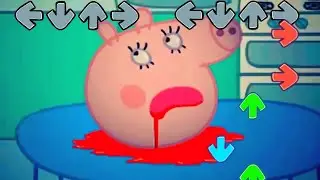 Peppa Pig.EXE Horror House in Friday Night Funkin be like (FNF)