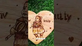 TN's 1st pyrography studio works.. ✅🤩✌#pyrographyart #handmadecraft #gifts #woodenart