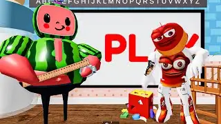 Roblox Larva Escape Mr Melon Barry Prison School Escape!
