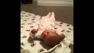 Wren rolls over!