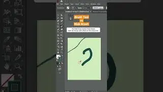Learn about the difference between the normal Brush Tool and the Blob Brush in Illustrator 🤪 