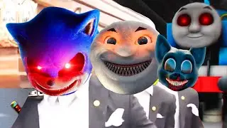 SMILE Sonic (2023) & REAL Cartoon Cat (2023) - Coffin Dance