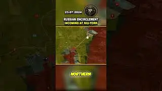 ⚠️ RUSSIA 3.9km AWAY FROM ENCIRCLING UKRAINE IN NIU-YORK 