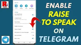 How to Enable Raise to Speak Feature on Telegram Messenger