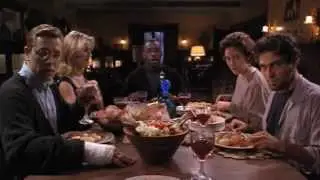...a cena con Il reverendo