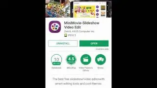 MiniMovie for Android - A Slideshow Video and Photo Edit