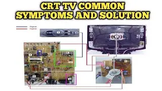 CRT TV Troubleshooting guide - Common Symptoms & Solutions - How to Repair CRT TV's
