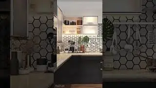 Realistic Kitchen 3D Max + Corona Renderer