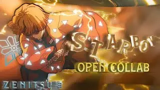 StarBoy/ 700 Open Collab 🎊 - Demon Slayer Zenitsu [EDIT/AMV] !